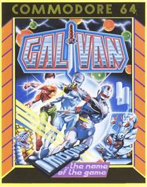 Box cover for Galivan on the Commodore 64.