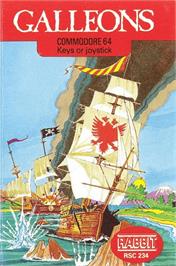 Box cover for Galleons on the Commodore 64.