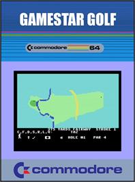 Box cover for Gamestar Golf on the Commodore 64.