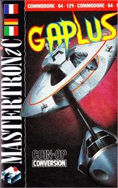 Box cover for Gaplus on the Commodore 64.