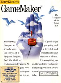 Box cover for Garry Kitchen's Gamemaker on the Commodore 64.