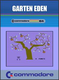 Box cover for Garten Eden on the Commodore 64.
