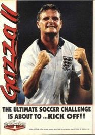 Box cover for Gazza 2 on the Commodore 64.