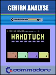 Box cover for Gehirn-analyse on the Commodore 64.