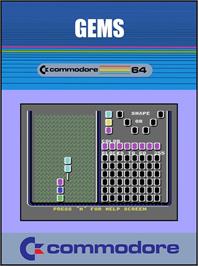 Box cover for Gems on the Commodore 64.