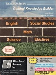Box cover for General Knowledge Builder on the Commodore 64.