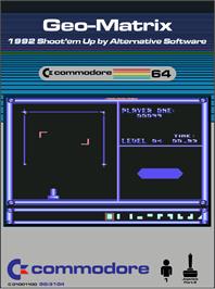 Box cover for Geo-matrix on the Commodore 64.