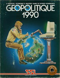 Box cover for Geopolitique 1990 on the Commodore 64.