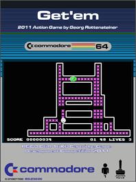 Box cover for Get'em on the Commodore 64.