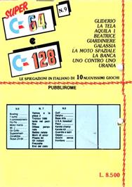 Box cover for Gheddafiah on the Commodore 64.