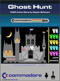 Box cover for Ghost Hunt on the Commodore 64.