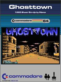 Box cover for Ghost Town (Commodore) on the Commodore 64.