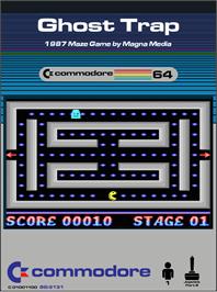 Box cover for Ghost Trap on the Commodore 64.