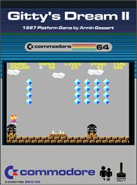 Box cover for Gitty's Dream 2 on the Commodore 64.