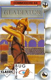 Box cover for Gladiator (Domark) on the Commodore 64.