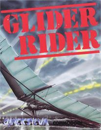 Box cover for Glider Rider on the Commodore 64.
