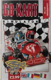 Box cover for Go-kart Simulator on the Commodore 64.