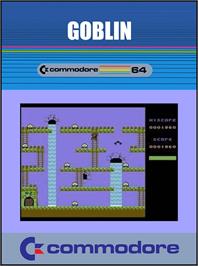 Box cover for Goblin (1983) on the Commodore 64.