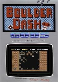 Box cover for Gods Boulder Dash 1 on the Commodore 64.