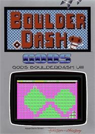 Box cover for Gods Boulder Dash 8 on the Commodore 64.