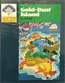 Box cover for Gold-dust Island on the Commodore 64.