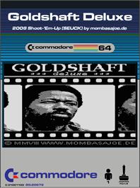 Box cover for Goldshaft Deluxe on the Commodore 64.