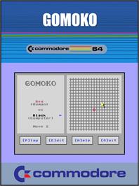 Box cover for Gomoko (Loadstar) on the Commodore 64.