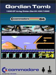 Box cover for Gordian Tomb on the Commodore 64.
