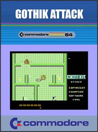 Box cover for Gothik Attack on the Commodore 64.