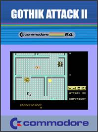 Box cover for Gothik Attack 2 on the Commodore 64.