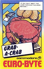 Box cover for Grab-a-crab on the Commodore 64.