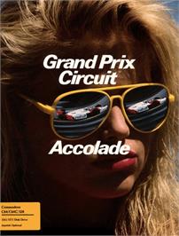 Box cover for Grand Prix Circuit on the Commodore 64.