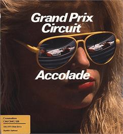 Box cover for Grand Prix Circuit on the Commodore 64.