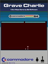 Box cover for Grave Charlie on the Commodore 64.