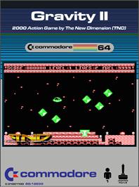 Box cover for Gravity 2 on the Commodore 64.
