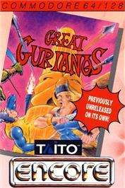 Box cover for Great Gurianos on the Commodore 64.