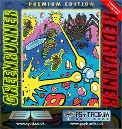 Box cover for Greenrunner on the Commodore 64.