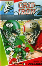Box cover for Grid Iron 2 on the Commodore 64.