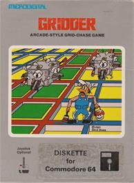Box cover for Gridder on the Commodore 64.