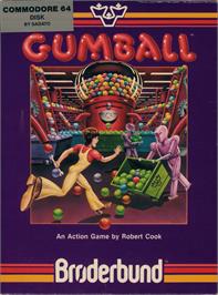 Box cover for Gumball on the Commodore 64.