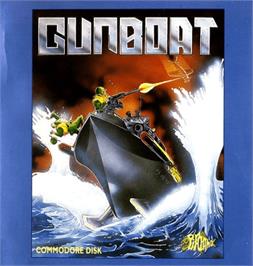 Box cover for Gunboat on the Commodore 64.
