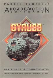 Box cover for Gyruss on the Commodore 64.