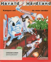 Box cover for Harald Hårdtand: Kampen om de rene tænder on the Commodore 64.