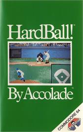 Box cover for HardBall! on the Commodore 64.