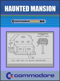 Box cover for Haunted Mansion on the Commodore 64.