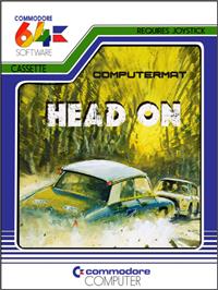 Box cover for Head On on the Commodore 64.
