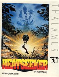 Box cover for Heatseeker on the Commodore 64.