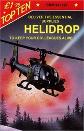 Box cover for Heli Drop on the Commodore 64.