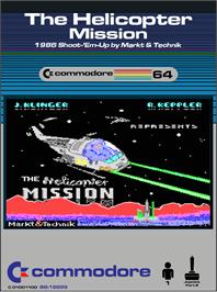 Box cover for Helicopter Mission on the Commodore 64.