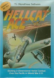 Box cover for Hellcat Ace on the Commodore 64.